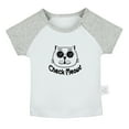 thumbnail image 1 of Check Meowt Funny T shirt For Baby, Newborn Babies T-shirts, Infant Tops, 0-24M Kids Graphic Tees Clothing (Short Gray Raglan T-shirt, 0-6 Months), 1 of 4