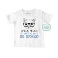 thumbnail image 1 of Check Meowt I'm going to be a Big Brother - wallsparks cute & funny Brand - Soft Infant & Toddler Shirt - Surprise baby birth pregnancy announcement, 1 of 3