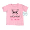 thumbnail image 1 of Check Meowt I'm going to be a Big Sister - cute & funny surprise Baby birth pregnancy announcement Shirt, 1 of 3