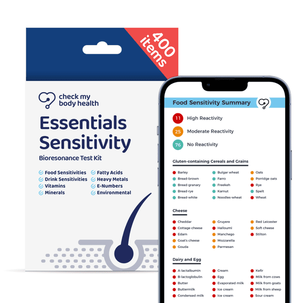 Sensitivity Test Kit Check My Body Health | Home Food Sensitivity Test Kit | Check for 400 ...