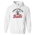 thumbnail image 1 of Check Out My Balls Christmas Hoodie Sweatshirt Unisex Large White, 1 of 5