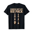 thumbnail image 1 of Check Out My Six Pack Chess Lover Art Board Game Men Women T-Shirt, 1 of 5