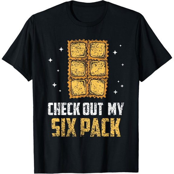 Check Out My Six Pack Cute Raviolis Pasta Lover Ravioli T-Shirt