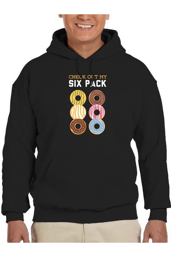 Check Out My Six Pack Men Hoodie, Male Small