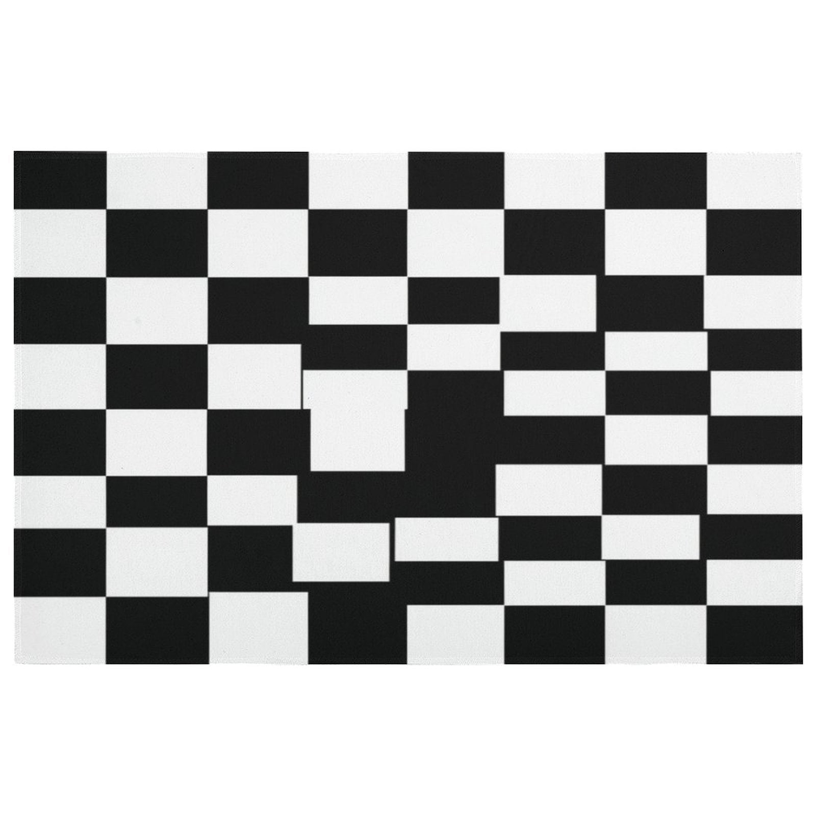 Check Pattern Checks Checkered Black & White Jpeg Adult Home Decor ...
