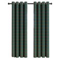 thumbnail image 1 of Check Plaid Curtains Scottish Tartan Striped Xmas Decorative Window Curtain Panel Light Filtering Farmhouse Grommet Drapes for Kitchen Living Room, 2 Panels-132*160cm, 1 of 5