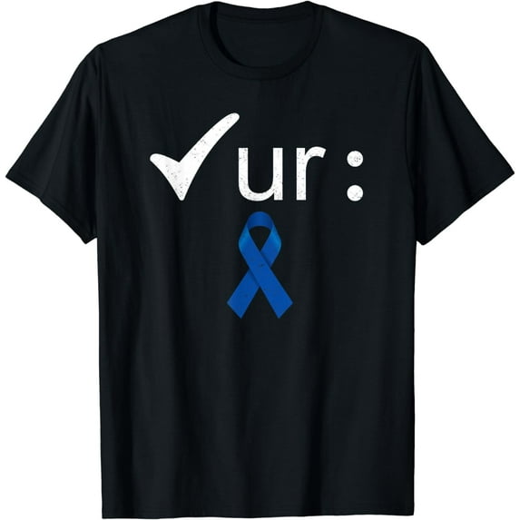 Check Your Colon Colorectal Cancer Awareness T-Shirt