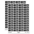 thumbnail image 1 of Check Your Work Magnifying Glass Teacher Student School Sticker Set - Black - Gloss Finish - 1.25" Mini, 1 of 7