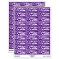 thumbnail image 1 of Check Your Work Magnifying Glass Teacher Student School Sticker Set - Purple - Matte Finish - 1.75" Medium, 1 of 7