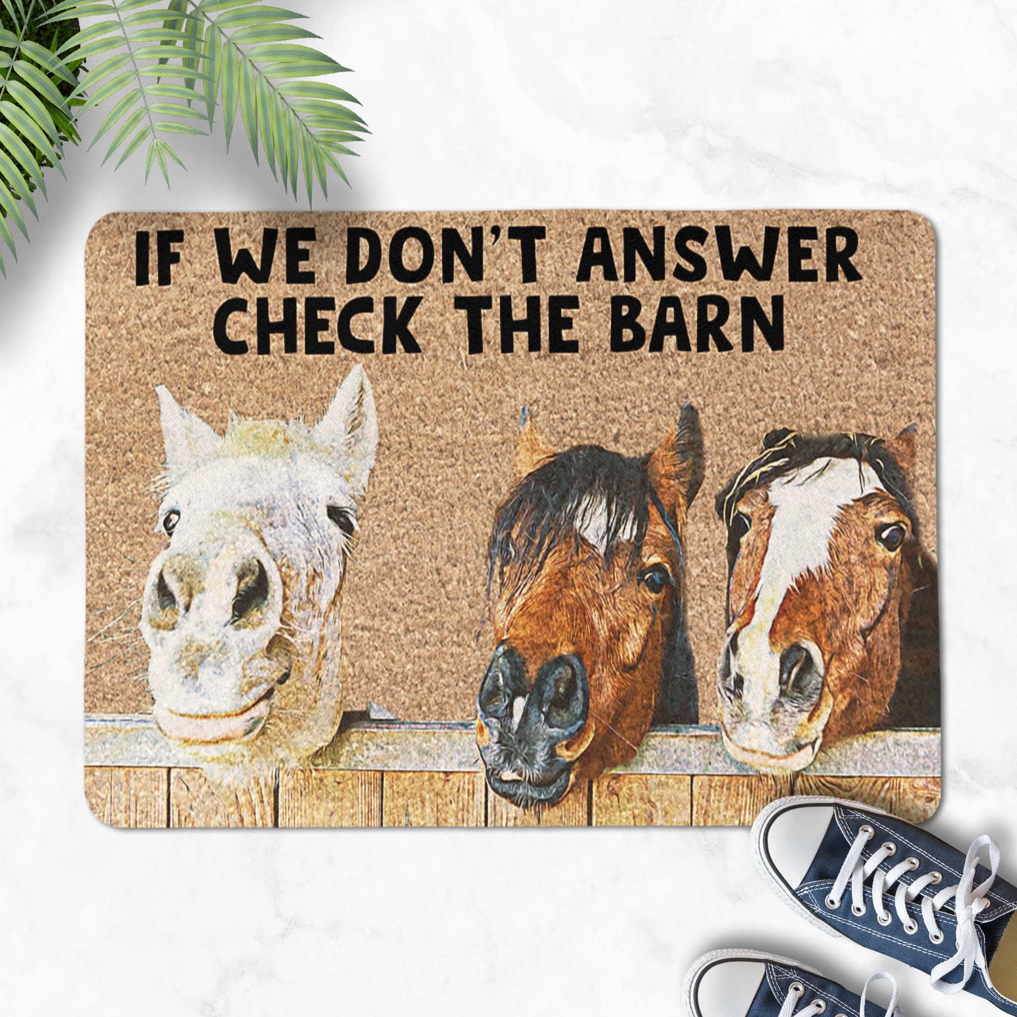 Funky Horse Quilted Welcome Mat GFTONT6523