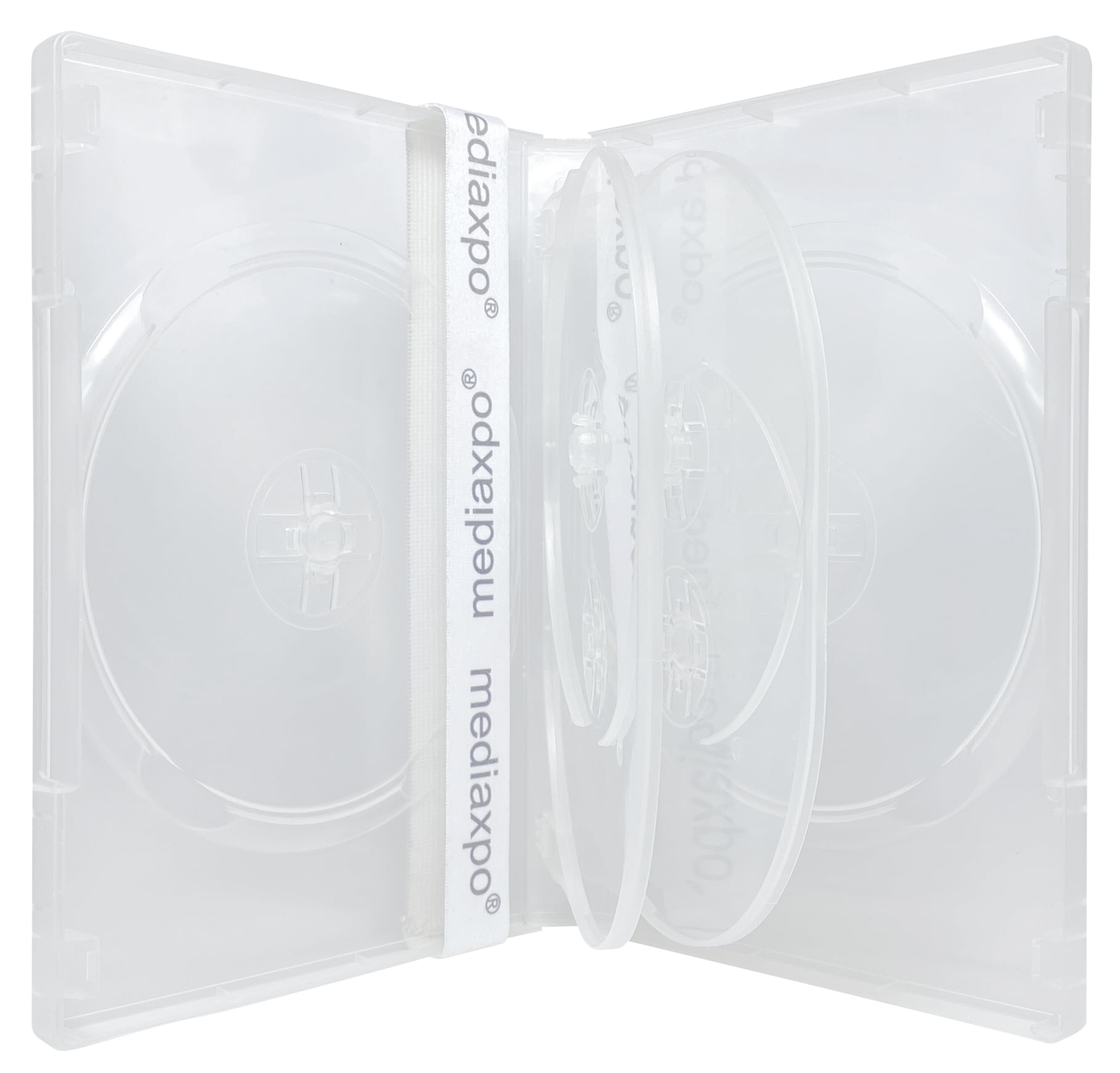 CheckOutStore 10 Clear 6 Disc DVD Cases