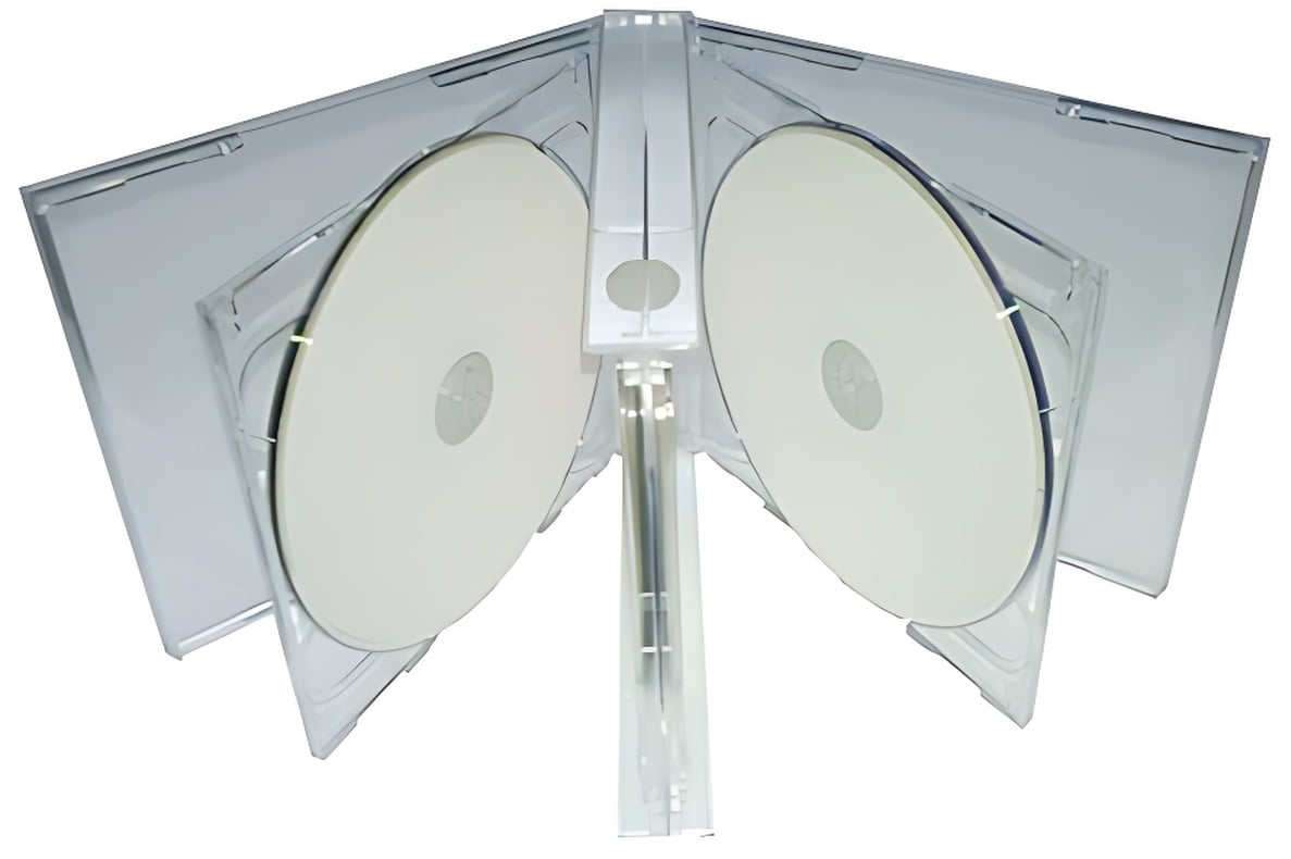 CheckOutStore 10 Clear Quintuple 5 Disc CD Jewel Case