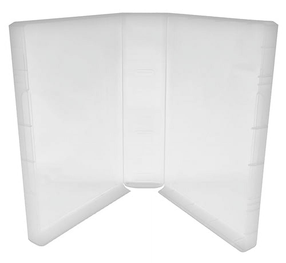 CheckOutStore 10 Clear Storage Cases 50mm for Rubber Stamps (No Hub)