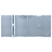 CheckOutStore 10 Slim Import CD-5 Maxi Super Clear CD Jewel Cases J Card European 7.2mm