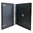 thumbnail image 1 of CheckOutStore 10 Standard Black Single DVD Cases 14MM, 1 of 4