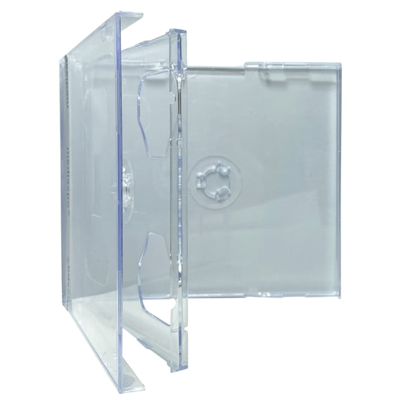CheckOutStore 10 Standard Clear Triple 3 Disc CD Jewel Case