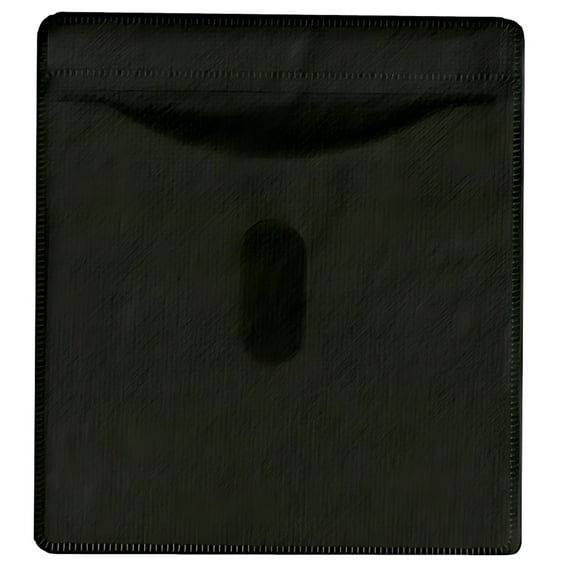 CheckOutStore 100 CD Double-sided Plastic Sleeve Black