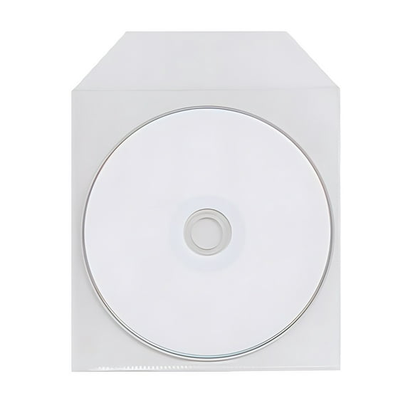 CheckOutStore 100 CPP Clear Plastic Sleeve with Flap