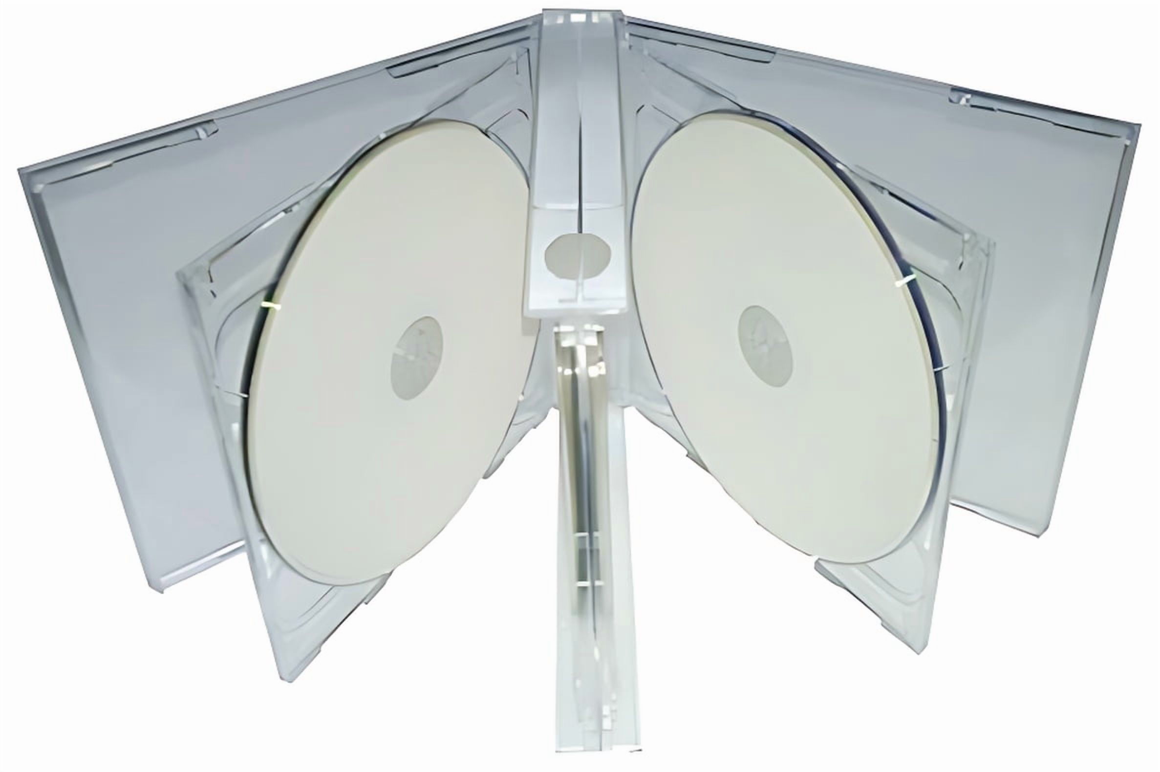 CheckOutStore 100 Clear Quintuple 5 Disc CD Jewel Case