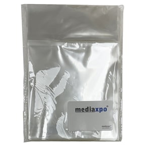 CheckOutStore 100 OPP Plastic Wrap Bag for Standard Blu-Ray Case 12mm (for Slipcover)