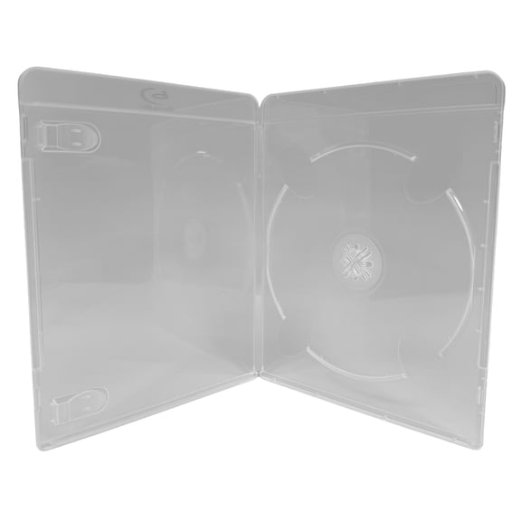 CheckOutStore 100 Premium Slim Clear Blu-Ray Single Cases 7MM