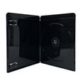 thumbnail image 1 of CheckOutStore 100 Premium Slim Glossy Black 4K Blu-Ray Single Cases 7MM, 1 of 3