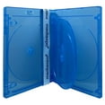 thumbnail image 1 of CheckOutStore 100 Premium Standard Blu-Ray Quad 4 Disc Cases 14MM, 1 of 5
