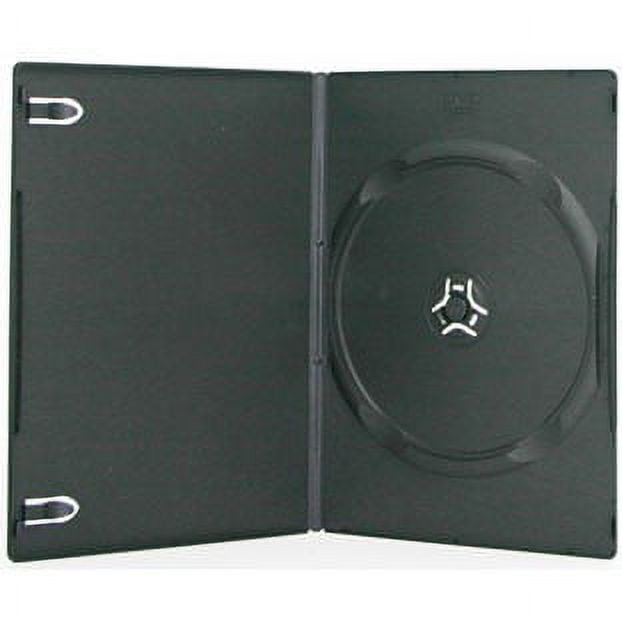 CheckOutStore 100 SLIM Black Single DVD Cases 7MM