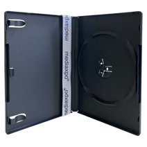 CheckOutStore Black Aluminum CD/DVD Hanging Sleeves Storage Box (Holds ...