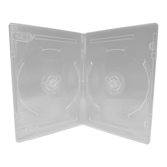 CheckOutStore 1200 ULTRA Premium Standard Super CLear Double DVD Cases 14MM 72g