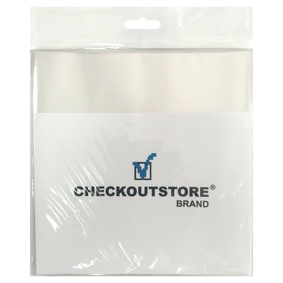 CheckOutStore 200 Clear Plastic OPP for 7" Vinyl 45 RPM Record Album Covers Budget (Outer Sleeves)