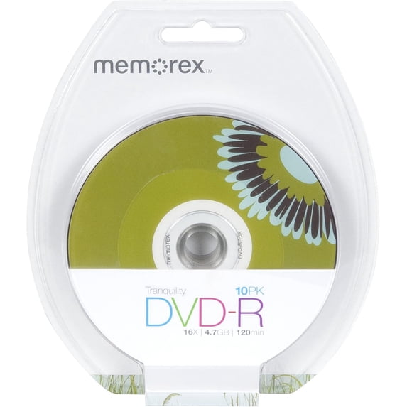 CheckOutStore 200 Memorex 16X DVD-R 4.7GB Tranquility Random Design