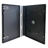 CheckOutStore 200 Standard Black Single DVD Cases 14MM - Walmart.com
