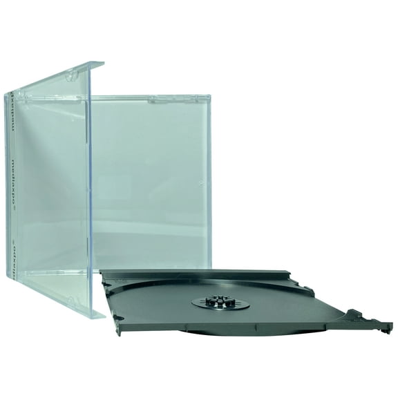 CheckOutStore 2000 Standard Black CD Jewel Case (Unassembled)
