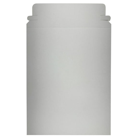 CheckOutStore 25 CD/DVD White Self Seal Mailers Flat Cardboard Mailers with Flap (9 x 7)