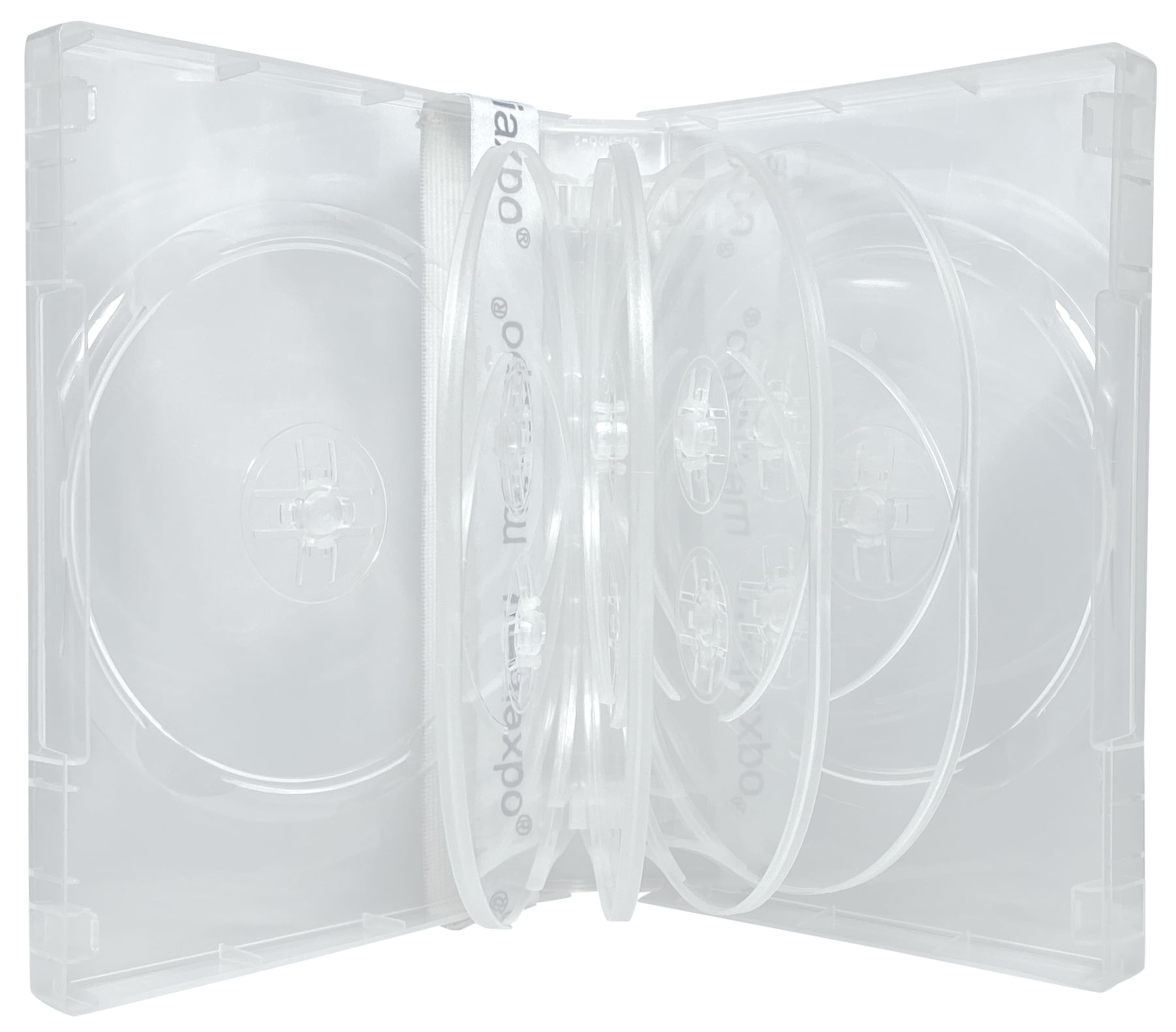 CheckOutStore 25 Clear 10 Disc DVD Cases