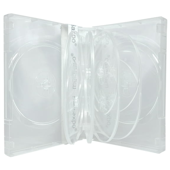 CheckOutStore 25 Clear 10 Disc DVD Cases