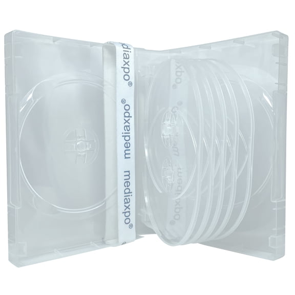 CheckOutStore 25 Clear 12 Disc DVD Cases