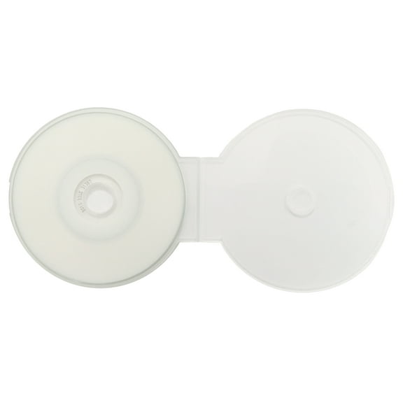 CheckOutStore 25 Clear Mini 8cm Clamshell CD DVD Case