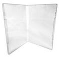 CheckOutStore 25 Clear Storage Cases 14mm for Rubber Stamps No Tabs (No