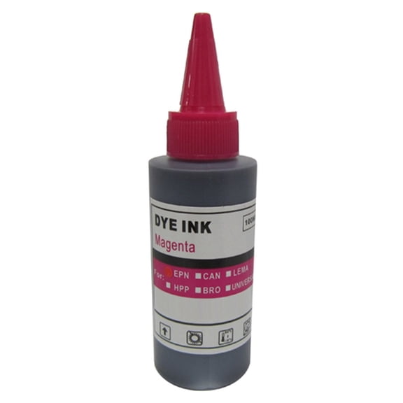 CheckOutStore 25 Magenta Bulk Dye Refill Ink 100ml for Epson