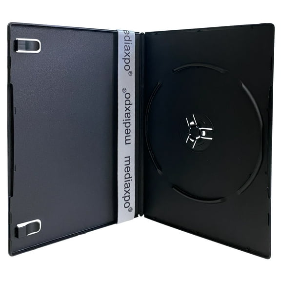 CheckOutStore 25 Premium Slim Black Single DVD Cases 7MM (100% New Material)