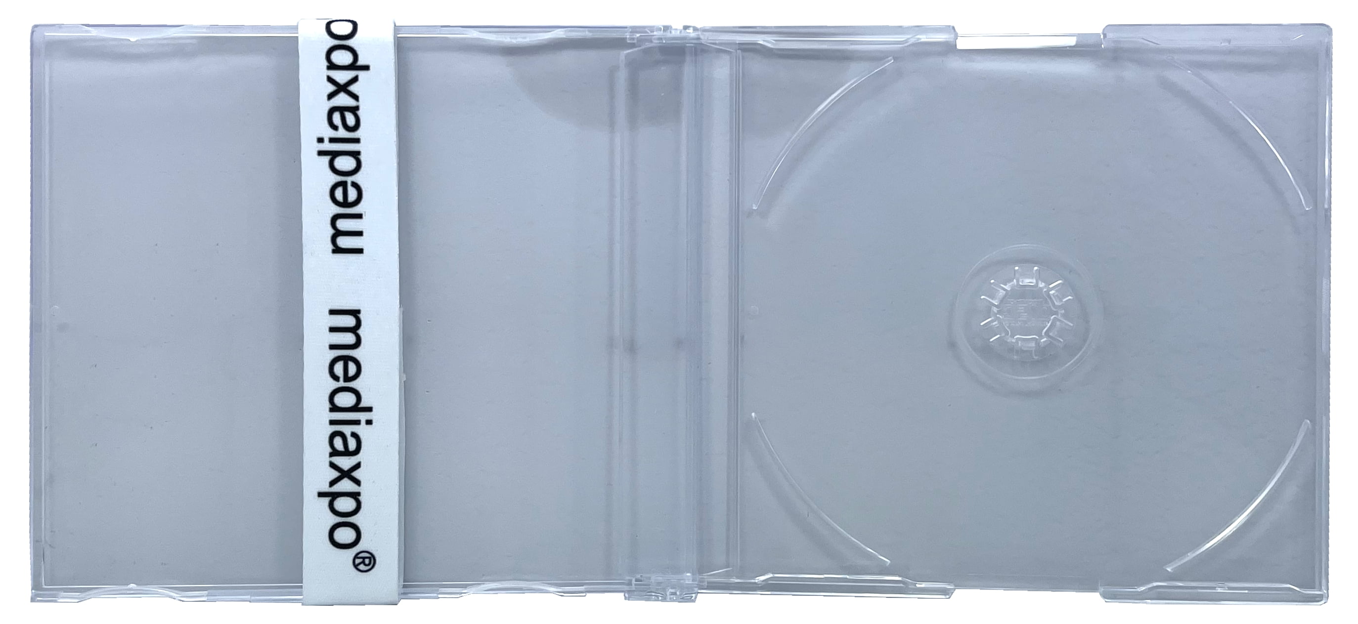 CheckOutStore 25 Slim Import CD-5 Maxi Super Clear CD Jewel Cases J Card European 7.2mm