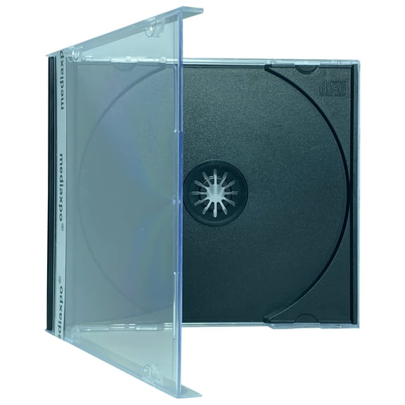 CheckOutStore 25 Standard Black CD Jewel Case
