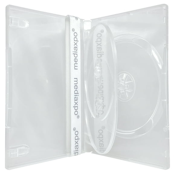 CheckOutStore 25 Standard Clear Triple 3 Disc DVD Cases