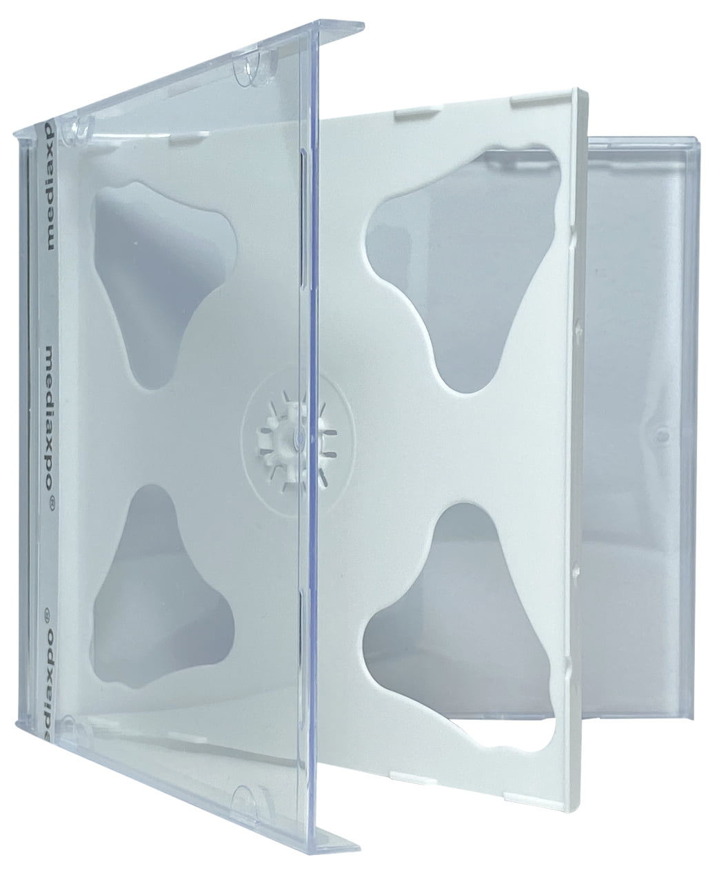 CheckOutStore 25 Standard White Double CD Jewel Case