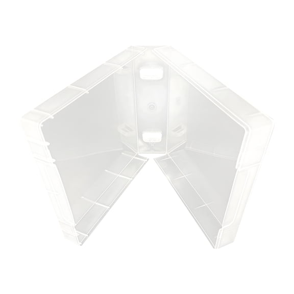 CheckOutStore 3 Clear Storage Square Cases 40mm for Wood Mounted Rubber Stamps