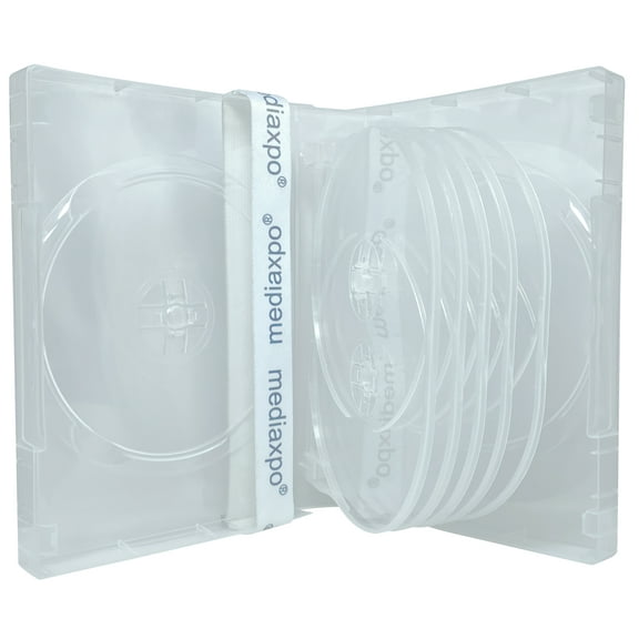 CheckOutStore 300 Clear 12 Disc DVD Cases