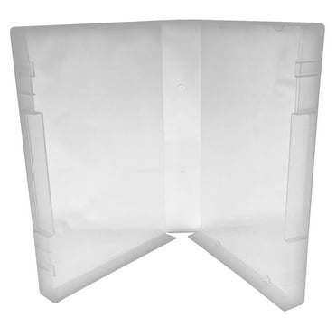 CheckOutStore 4 Clear Storage Cases 35mm for Rubber Stamps /w Tabs (No Hub)