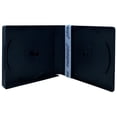 thumbnail image 1 of CheckOutStore 400 Black CD/DVD Poly Stackable Square Box (Holds Up to 16 Discs), 1 of 4